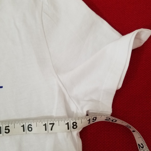 ZARA 'let your future unfold' graphic tee short sleeve white Med - Picture 5 of 6